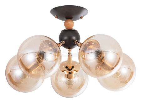 Люстра на штанге Boston A4485PL-5BK