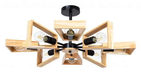 Люстра на штанге Brussels A8030PL-8BK