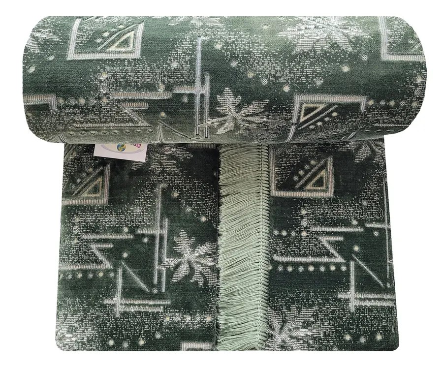 Комплект ковровых дивандеков (260х160;2 накидки(160х160),Зеленый