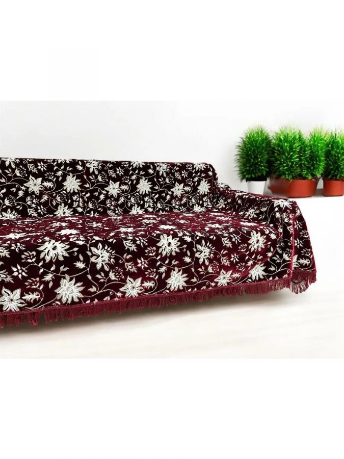 Ковровое покрывало , дивандек 180х220 см.,бордовый