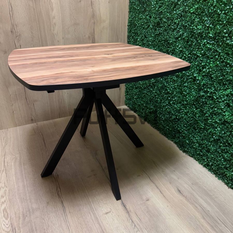 Стол "Хилтон" пластик Индийское дерево (90см)