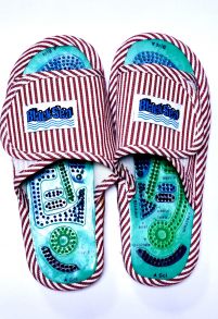 Тапочки Массажные с Магнитами  акупунктурные Шиацу , Женские, на липучке,36-37р