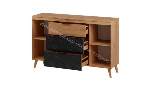 Комод 1 Ольга 4 Дуб золотистый/Креатель