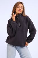 Толстовка женская плюшевая 001 [графит]