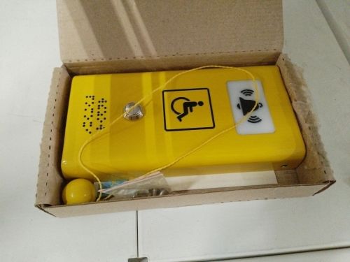 Кнопка вызова персонала антивандал. со звук.сигналом и шнурком, порошк. покраска