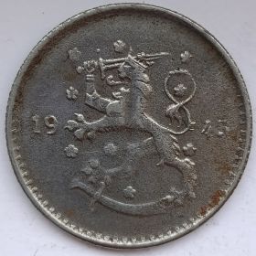 1 марка (регулярный выпуск) Финляндия 1945