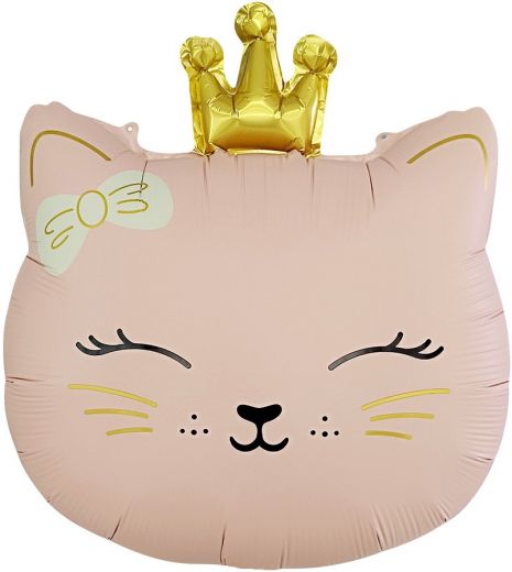 Морда кошки.роз(сатин) 66см