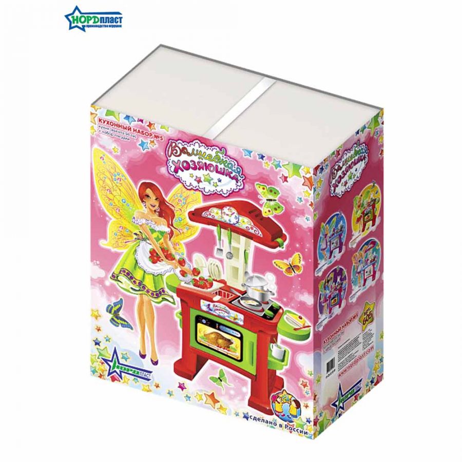 "Волшебная Хозяюшка": кухонный набор №5 (кухня (94 см)+ набор посудки)