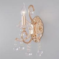 Бра Collana 10096/1 золото/прозрачный хрусталь Strotskis