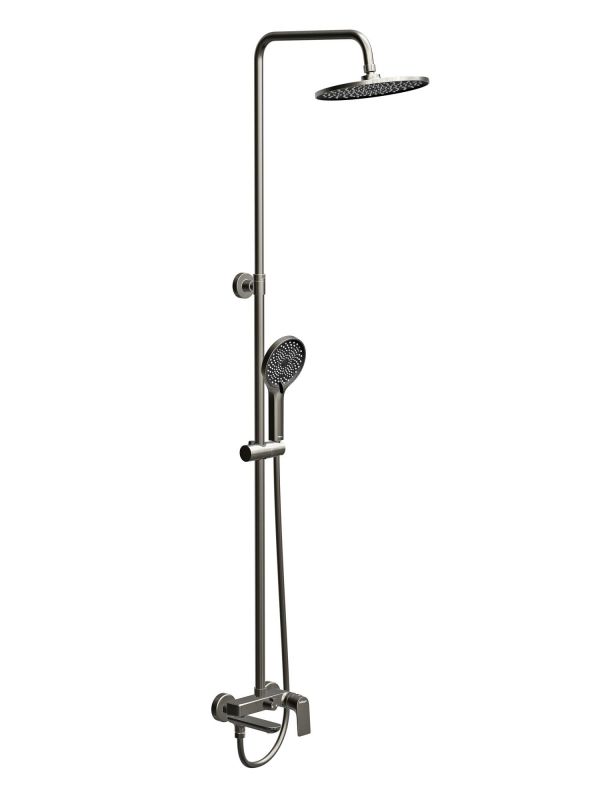 Душевая стойка со смесителем и изливом BelBagno MARINO-VSCM-GM