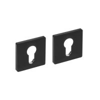 Накладка под цилиндр Fuaro ET ZL черный матовый