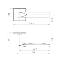 Ручка Fuaro Azimut ZL схема