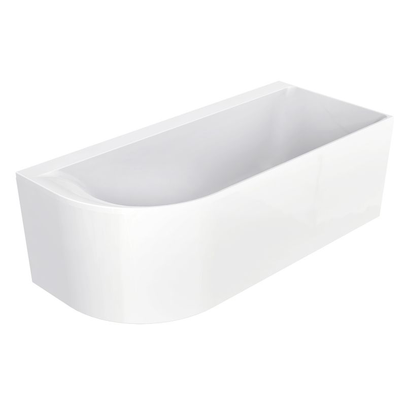 Ванна акриловая Creo Ceramique Mist B 170x75 пристенная, правосторонняя, AZ-8649-B-1.7