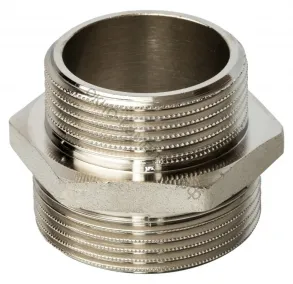 Ниппель переходной 1"1/2-1" (D40-25) НР никель