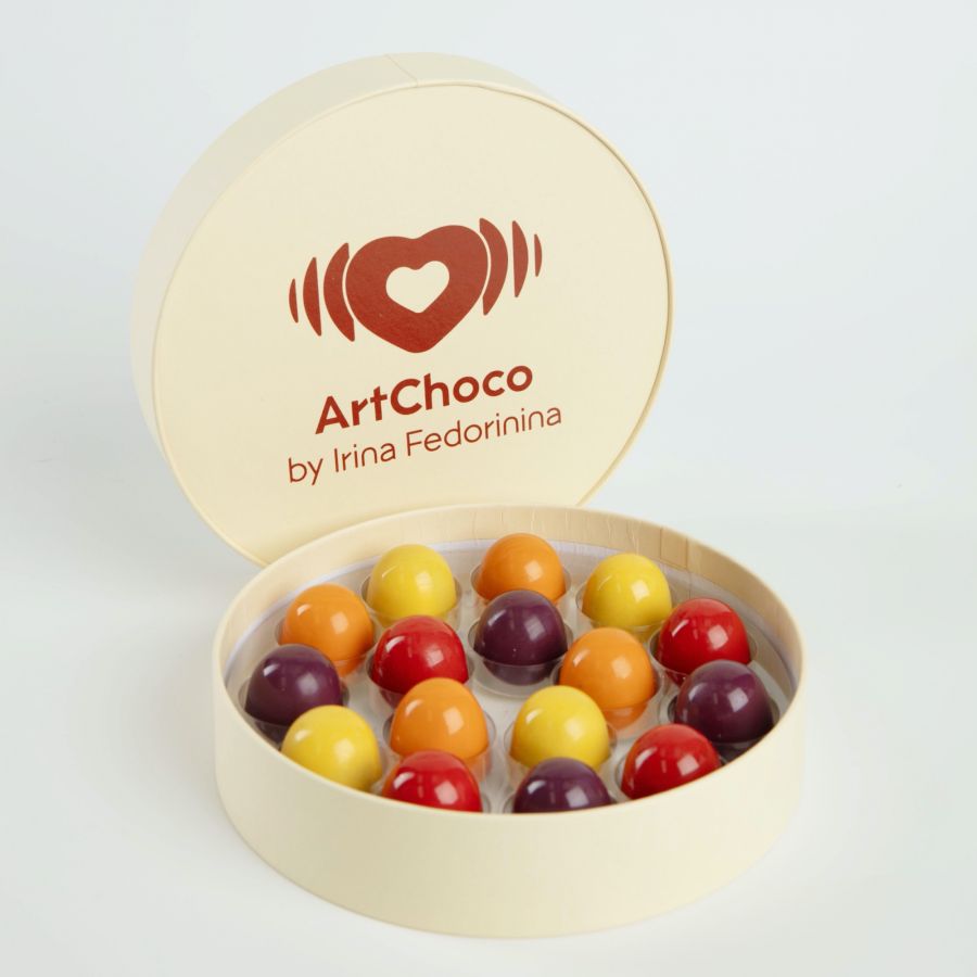 Сырная коллекция в круглой коробке 16 шт