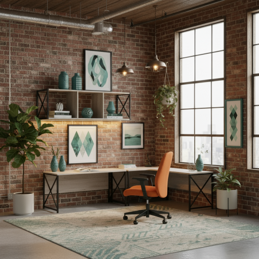 ЛОФТ-11 Шкаф для одежды (660х370х1900 мм) Дуб Канадский / Белый