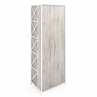 ЛОФТ-13 Шкаф для одежды (700х500х1900 мм) Дуб Канадский / Белый