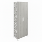 ЛОФТ-12 Шкаф для одежды (700х370х1900 мм) Дуб Канадский / Белый