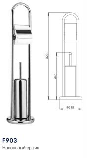 Unitaz Fırçası - Stend Frap F903