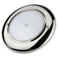 Прожектор светодиодный 24Вт AM RGB 260мм 12В оправа н/с AISI 316 (HX-WH260-333SS) с пультом