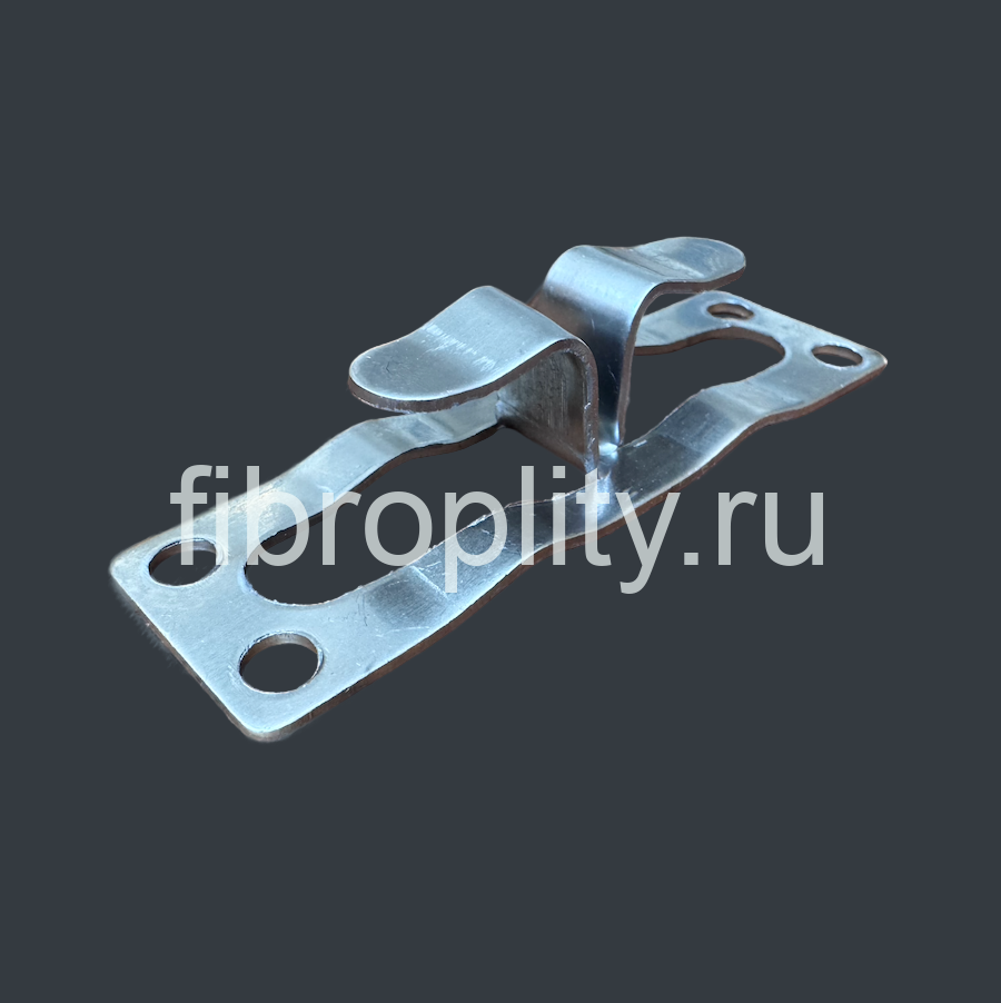 Кляммер угловой из нержавейки 1,5 мм