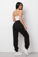 Спортивные штаны джоггеры на резинке СБ01 [черный]