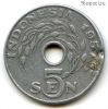 Индонезия 5 сенов 1954