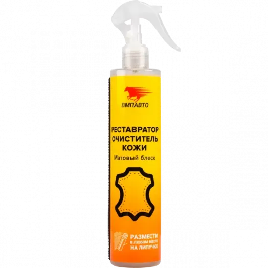 ВМПавто Реставратор-очиститель для кожи с липучкой, 350мл