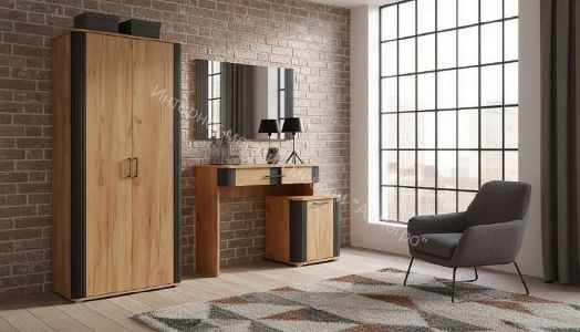 Шкаф Ольга 2 двух дверный для белья