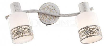 Спот Silvia 20025/2 белый с золотом