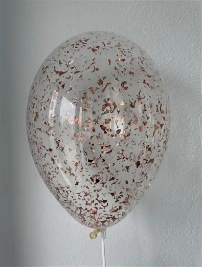 Конфетти розовое золото