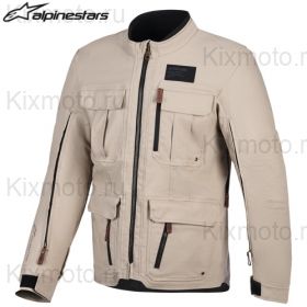 Мотокуртка Alpinestars Borrego Drystar светло-серая