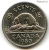 Канада 5 центов 1980