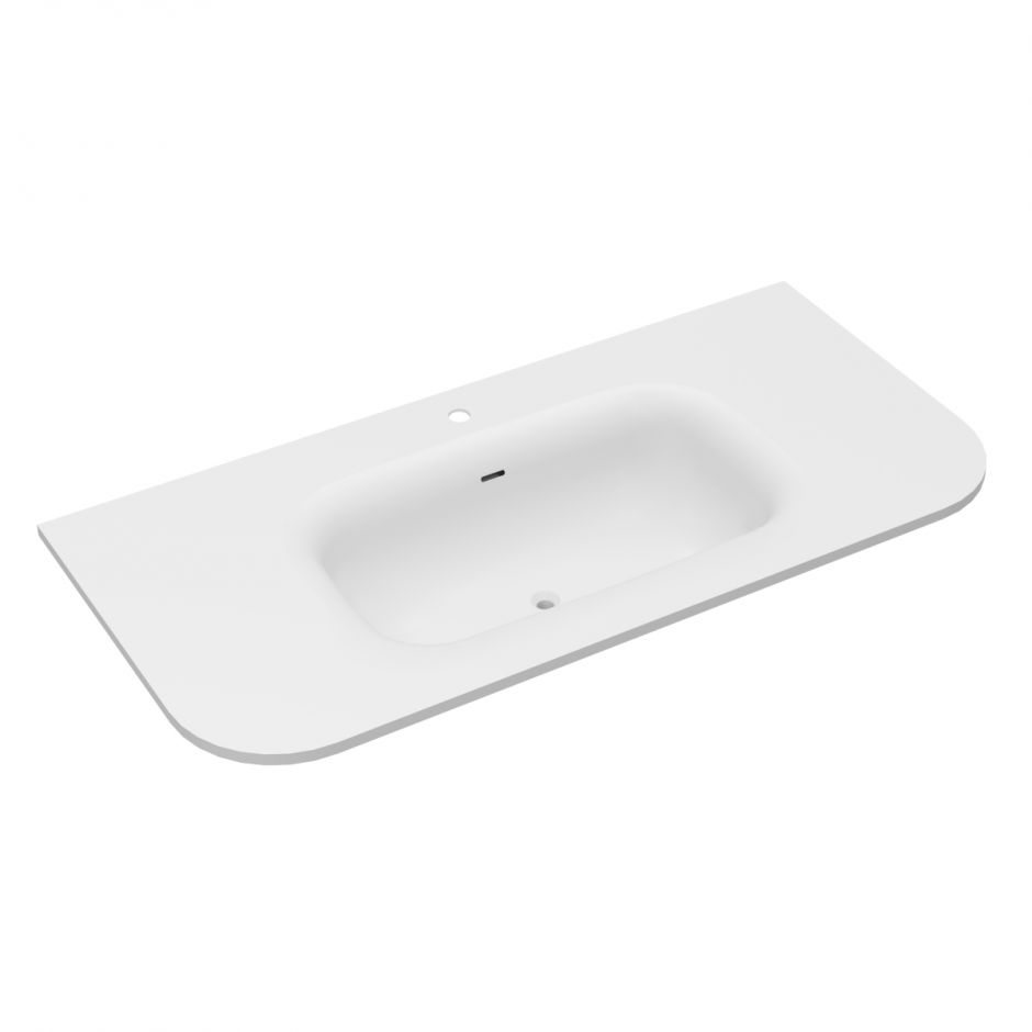 Изображение Раковина Vincea Alto VCB-4A100MW накладная 100х48 см