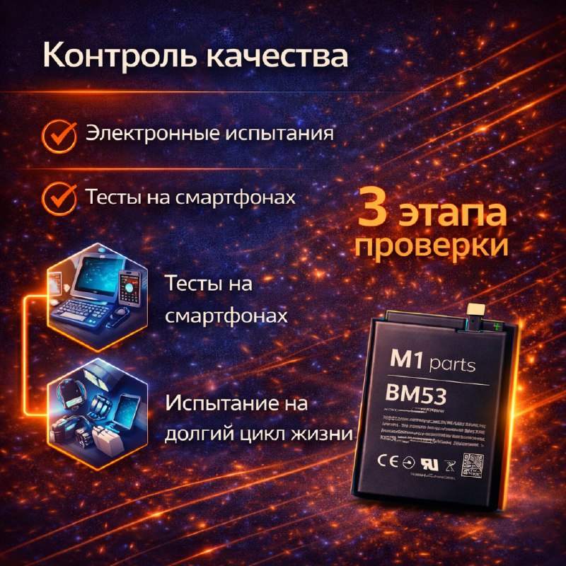 Аккумулятор для Xiaomi Mi 10T/10T Pro (BM53) premium class