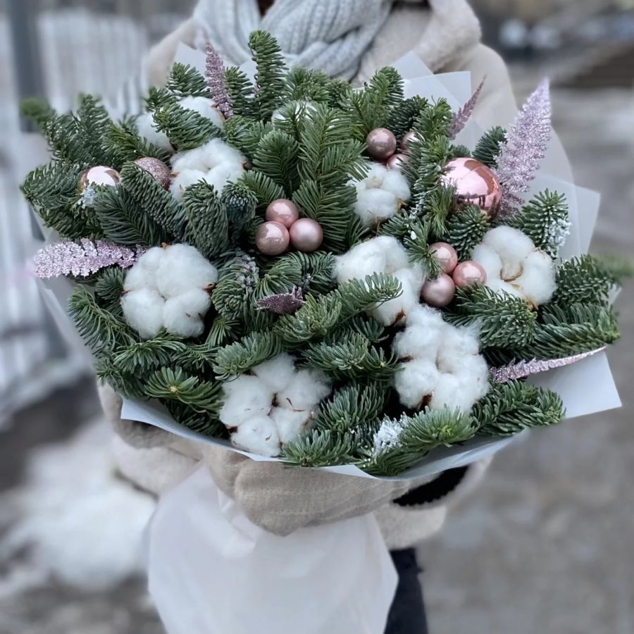 Зимний букет "Как в сказке"