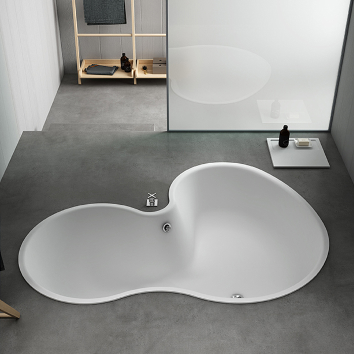 Изображение Овальная встраиваемая ванна Agape DR AVAS1089ZE 183,5x136,5 см