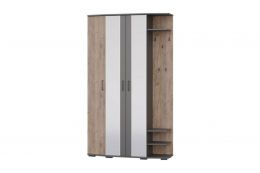 Прихожая ПАОЛА УНИ (ш1200*г375*в2020мм) Графит / Дуб Крафт Табачный