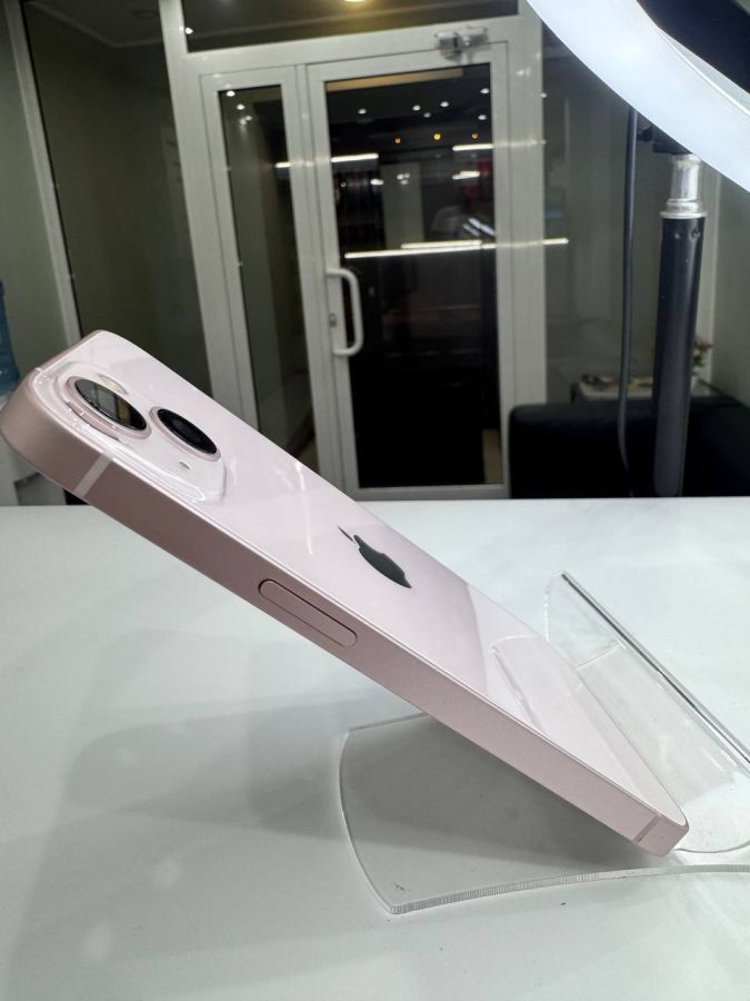 Apple iPhone корпус 13 в сборе со шлейфами, стеклом камеры оригинал с разбора (снятый) идеал розовый
