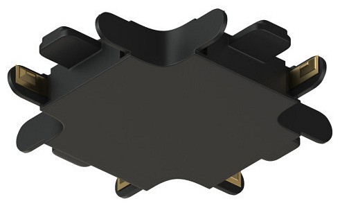 Соединитель X-образный для треков накладных AIR BASE TR5234-BK