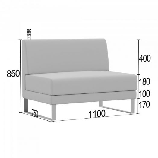 Диван Тэтор-Офис А двойной