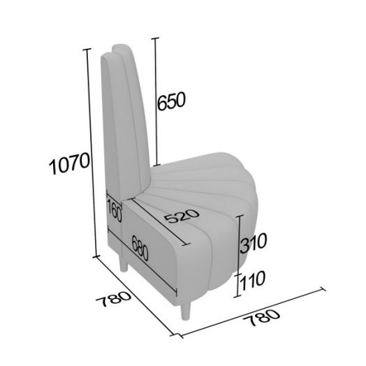 Секция Рафаль выгнутая