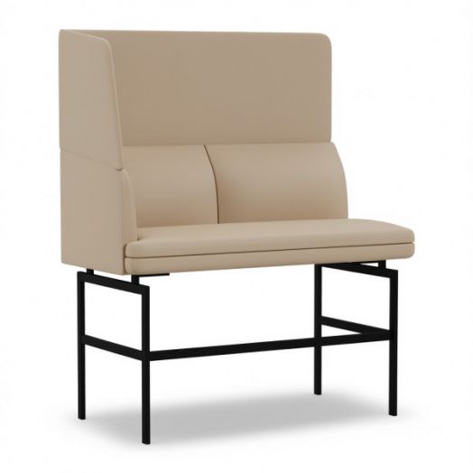 Диванная секция барная Асмунг В двойная с одним подлокотником