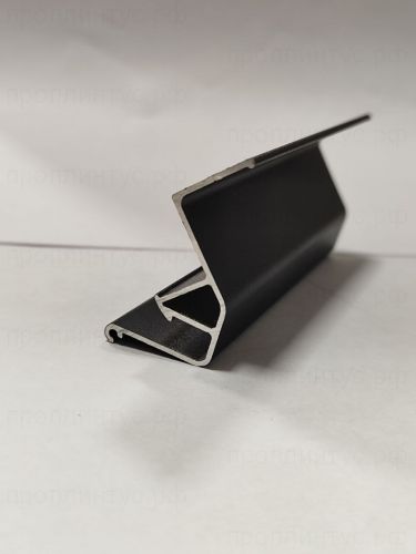 Потолочный теневой профиль для натяжных потолков НТП 16, черный муар