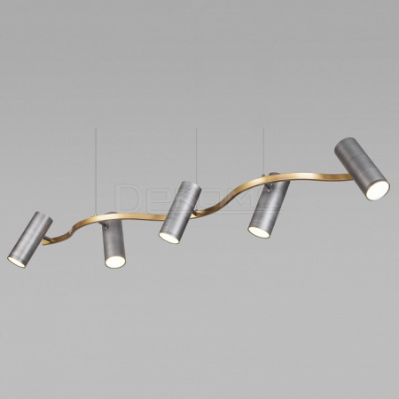 Подвесной светильник Spacer 90103/5 матовый серый/золото