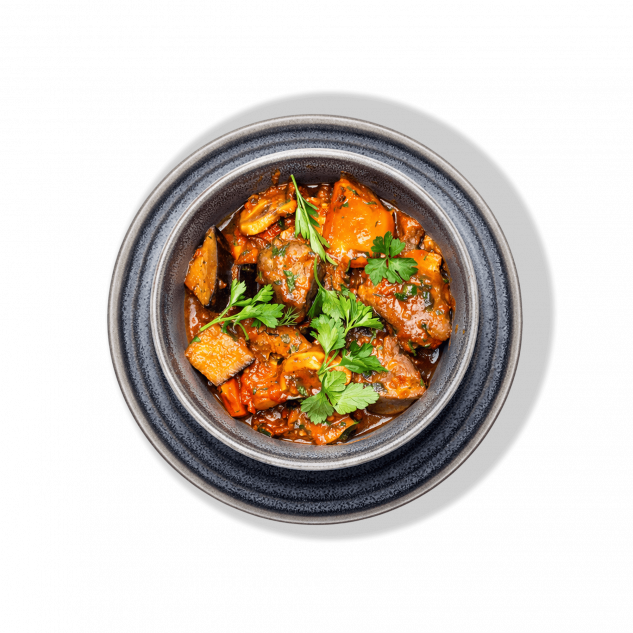 Жаркое из свинины в томатном соусе