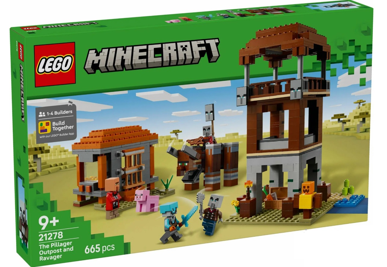 Конструктор LEGO Minecraft 21278 Аванпост мародёров