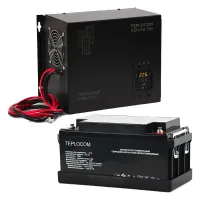 TEPLOCOM Solar 800, 65Ач источник бесперебойного питания и акб, 12385