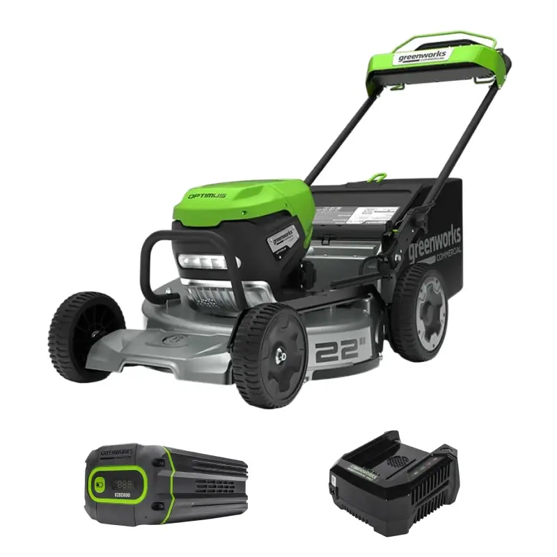 Аккумуляторная газонокосилка Greenworks LM221SK8 (1 x 5 Ач, ЗУ) 2519407U8