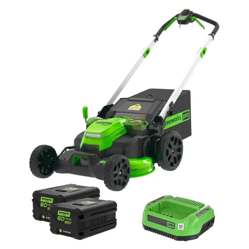 Аккумуляторная газонокосилка Greenworks GD60LM612K5 (2 x 5 Ач, ЗУ) 2519107U2G